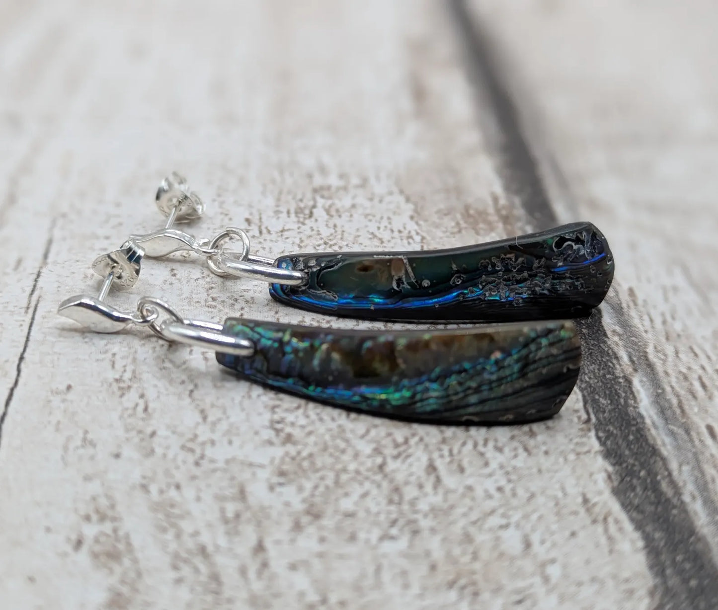 Made to order tumbled pounamu jade on 925 sterling silver belcher chain.