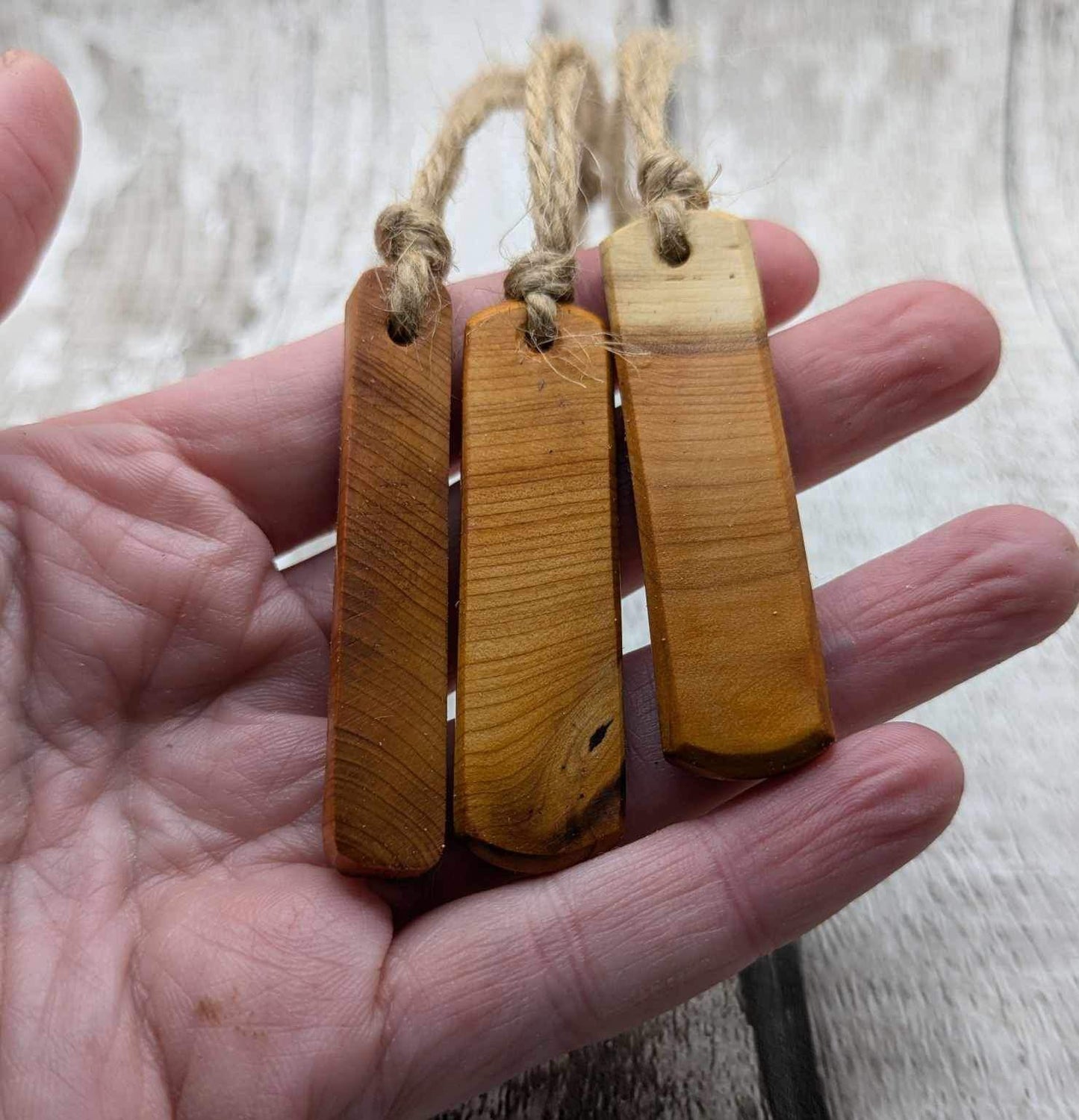 Made to order single  yew wood off cut blank decoration