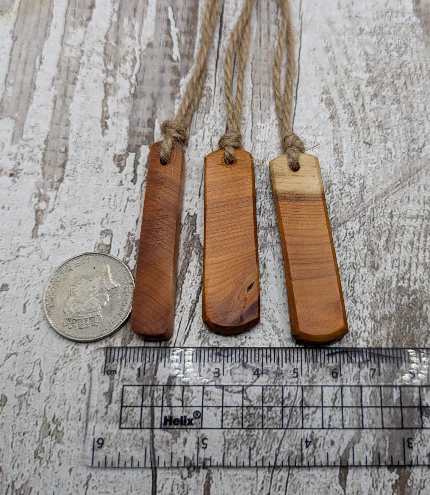 Made to order single  yew wood off cut blank decoration