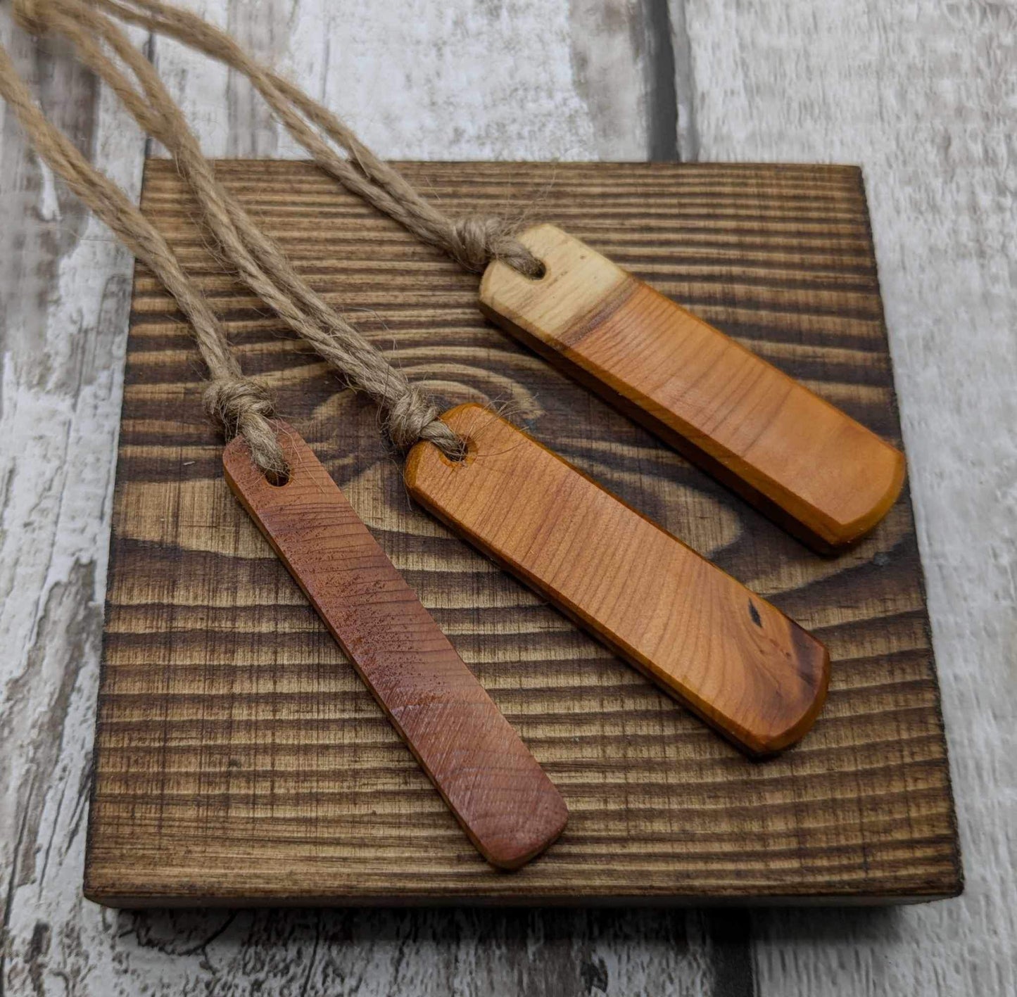 Made to order single  yew wood off cut blank decoration