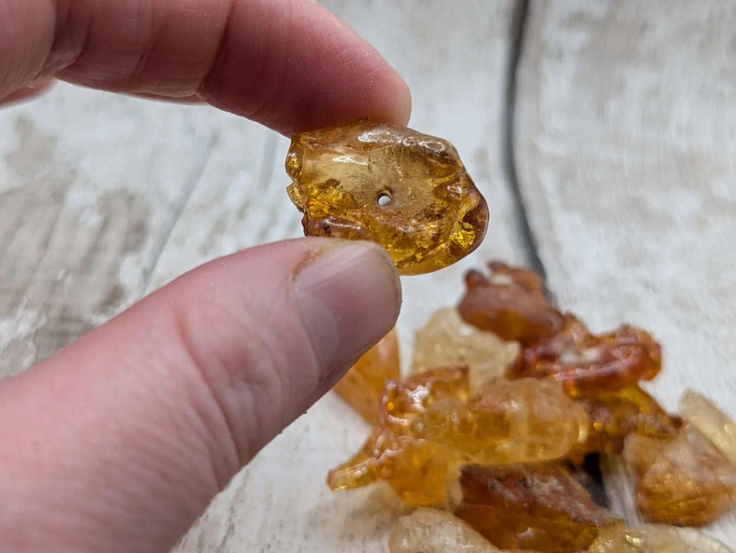 Cherry tree copal amber, natural resin sap beads for alter offerings and shell works. Not for jewellery work.