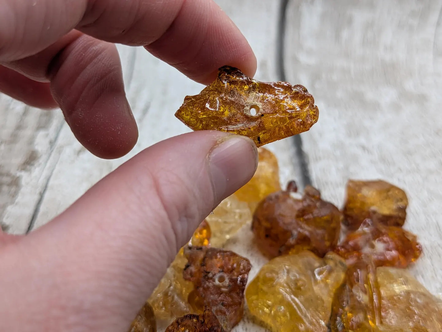 Cherry tree copal amber, natural resin sap beads for alter offerings and shell works. Not for jewellery work.