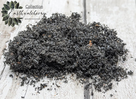 Fenland bog oak pouch.