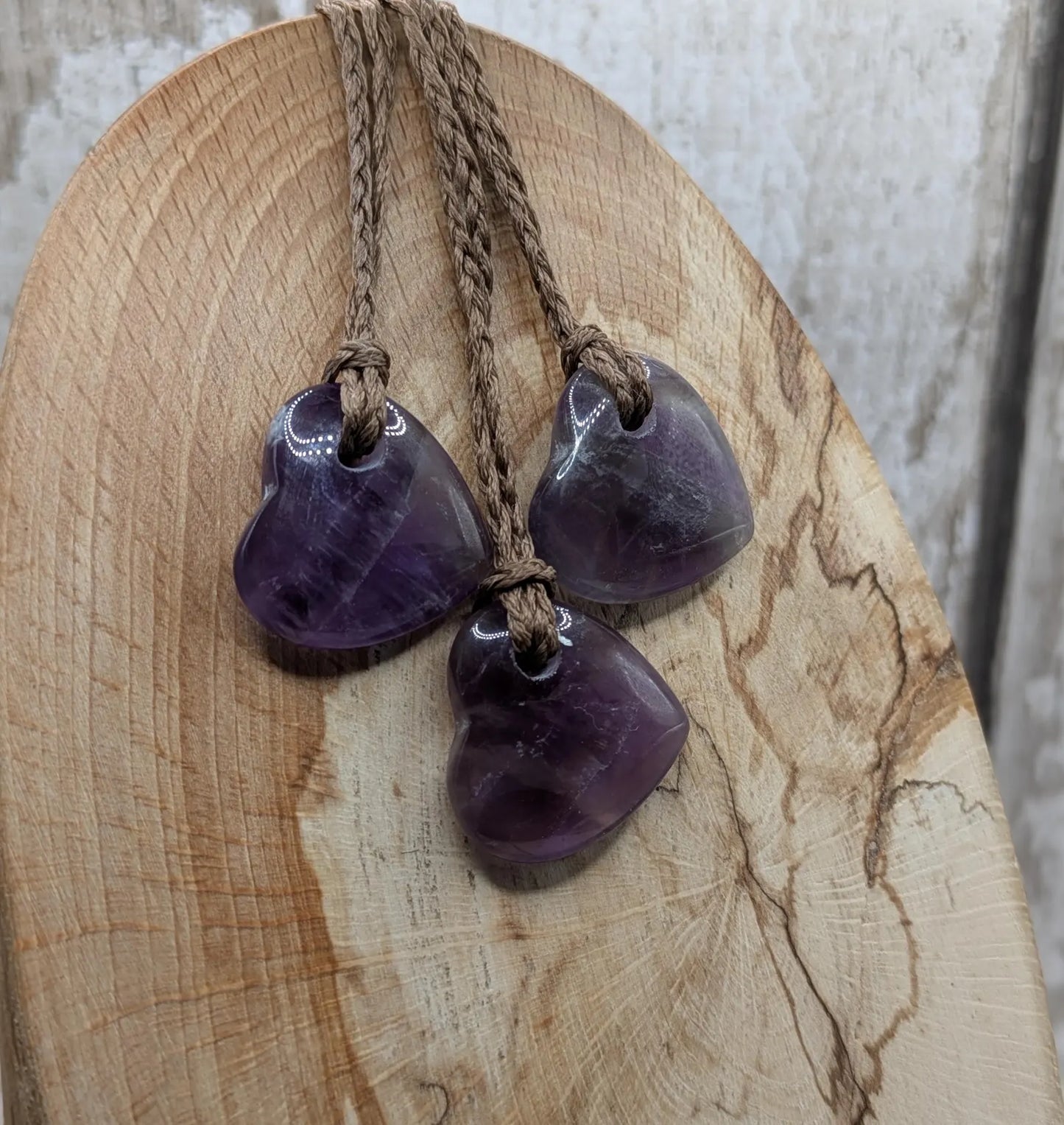 Small Amethyst stone pendant