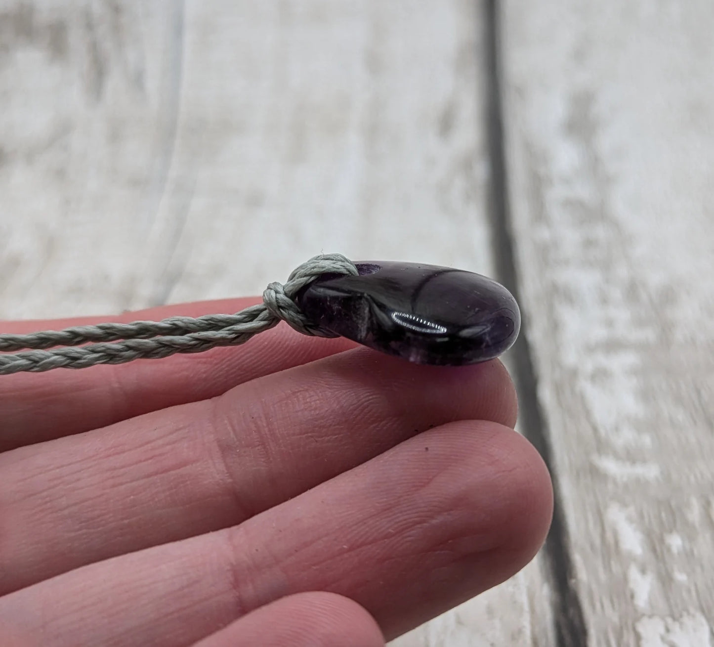 Small Amethyst stone pendant