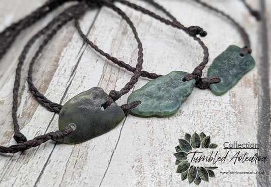 New Zealand pounamu greenstone jade connector bead bracelets.