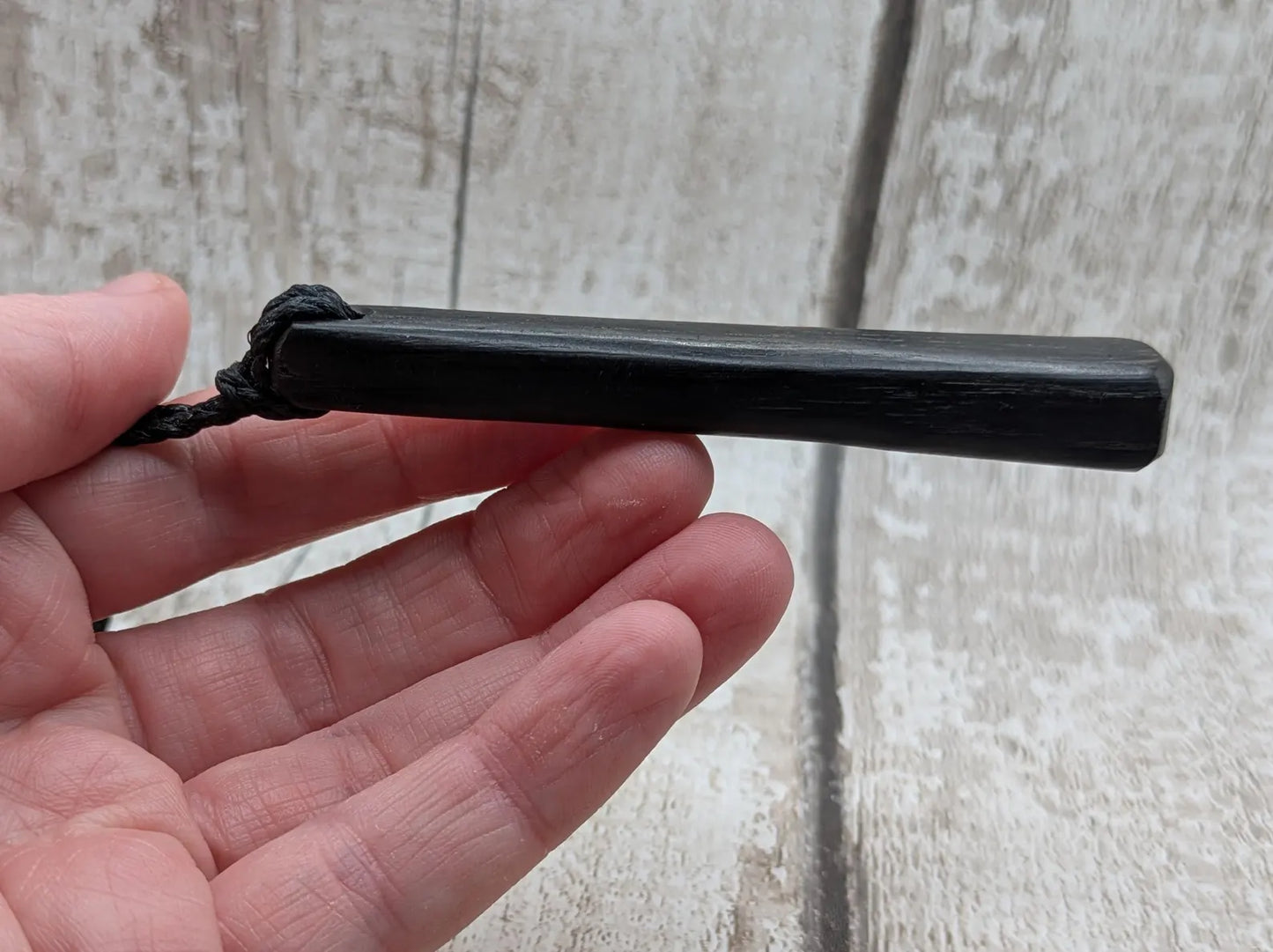 Fenland bog oak tear drop pendant - Ancient British Wood, Māori Inspired Teardrop Necklace, Nature Jewellery.