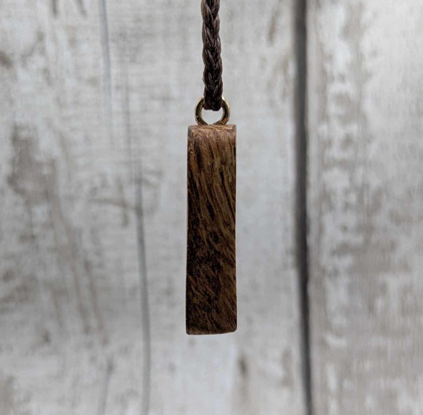 Olive wood Gebo rune pendant.