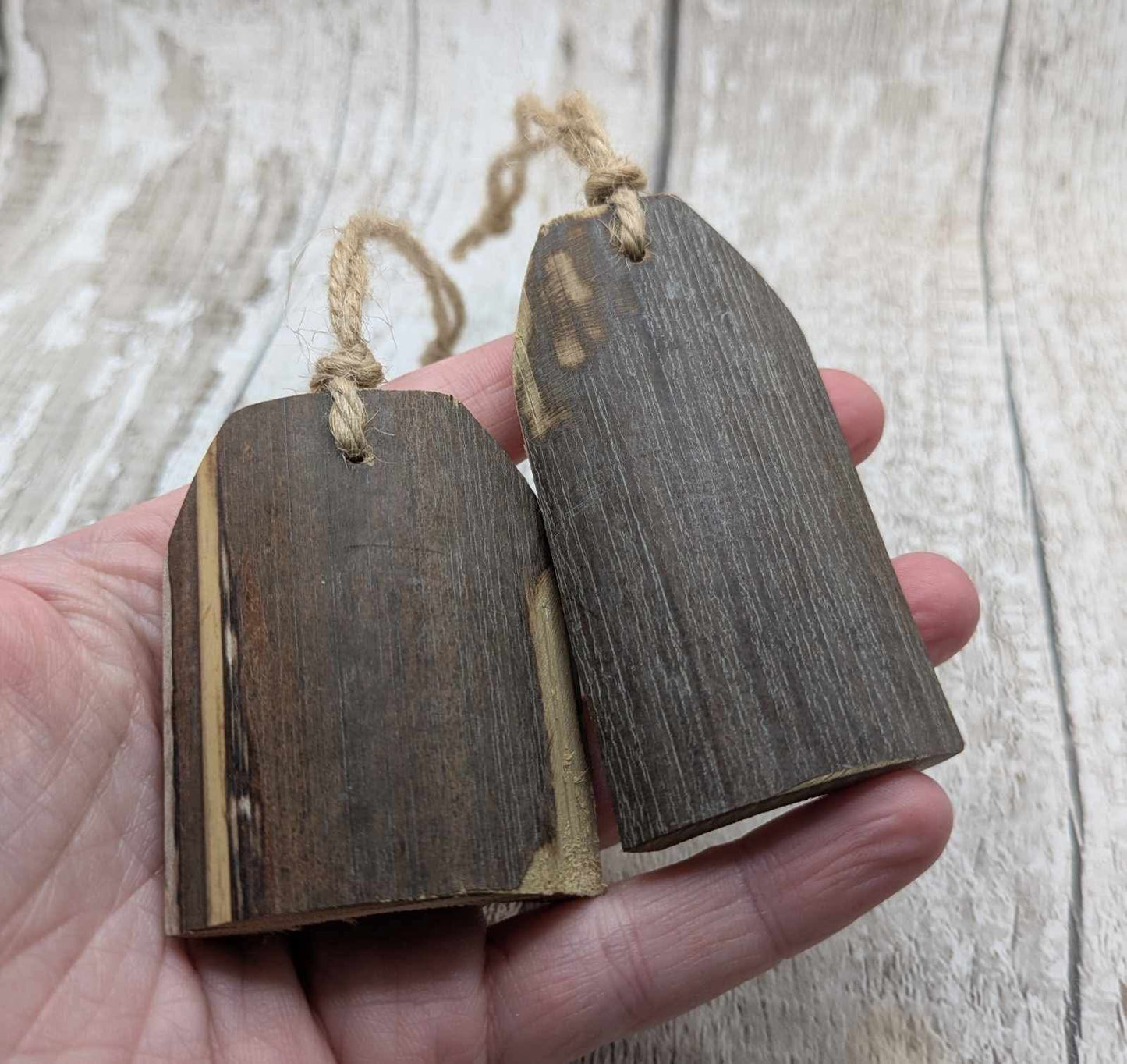 Bamboo decoration blanks, 8 pack.