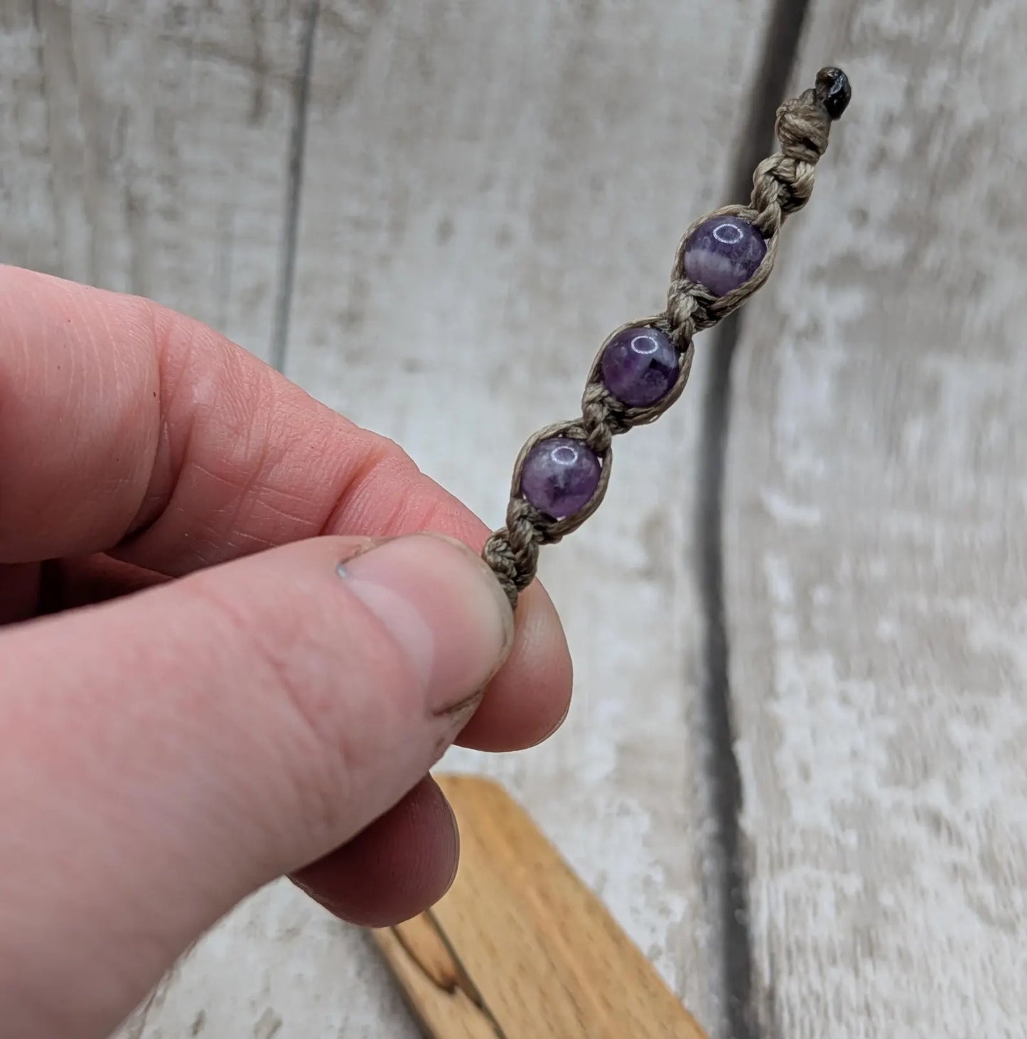 Spalted beech wood handmade fehu rune bookmark.