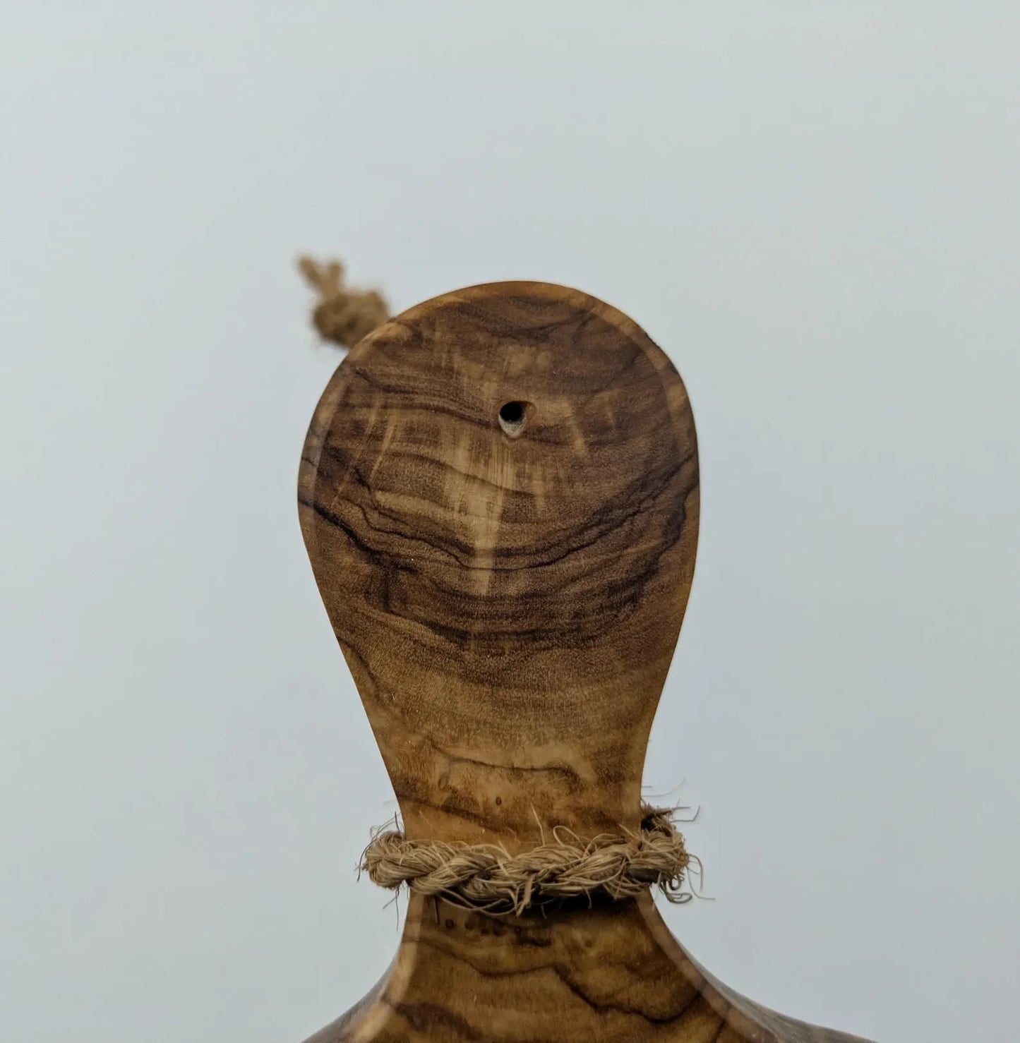Olive wood bumble bee pendulum dowsing board with incense stick holder.