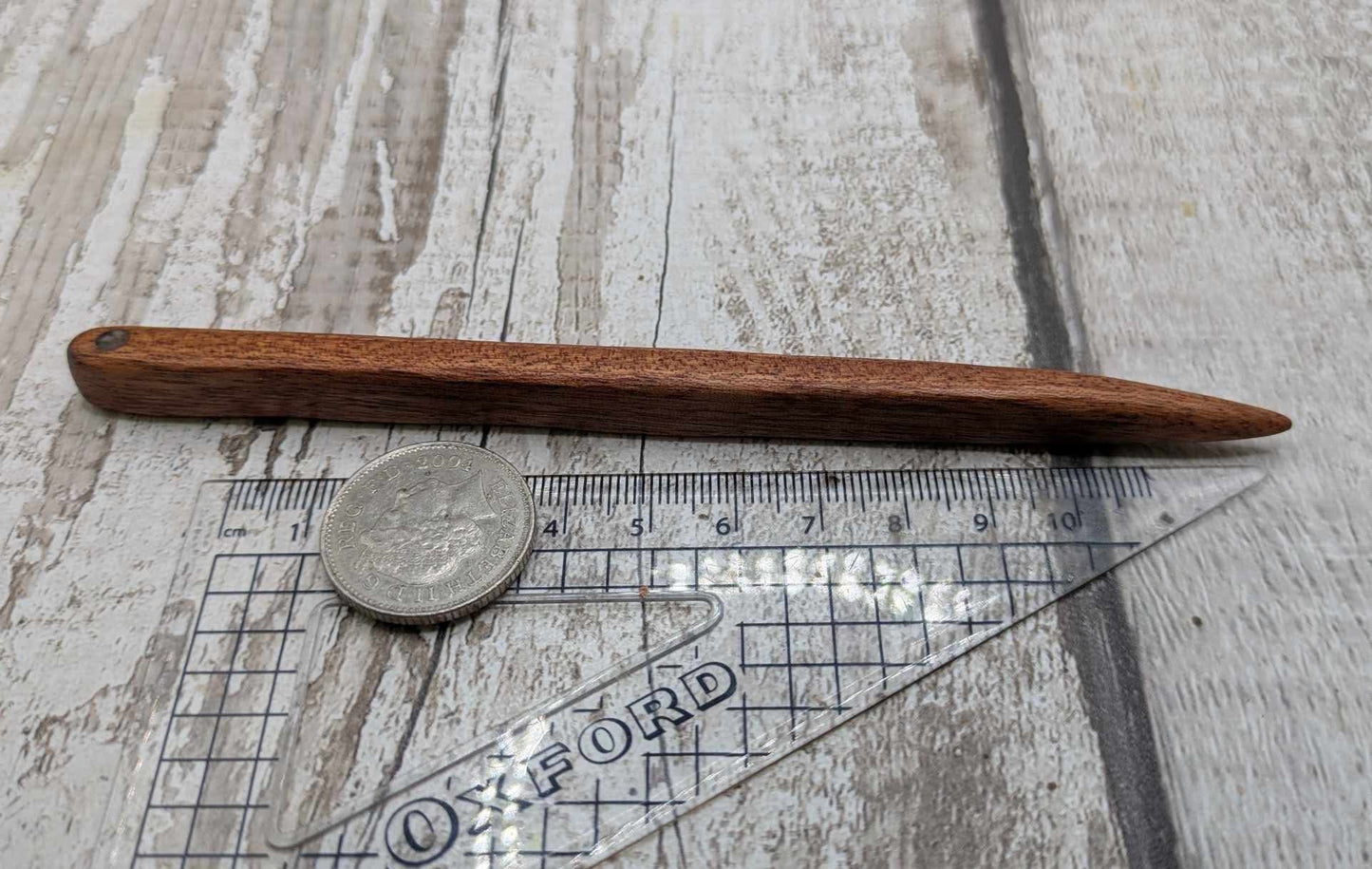 Sepele mahogany and Ethiopian Opal hair stick