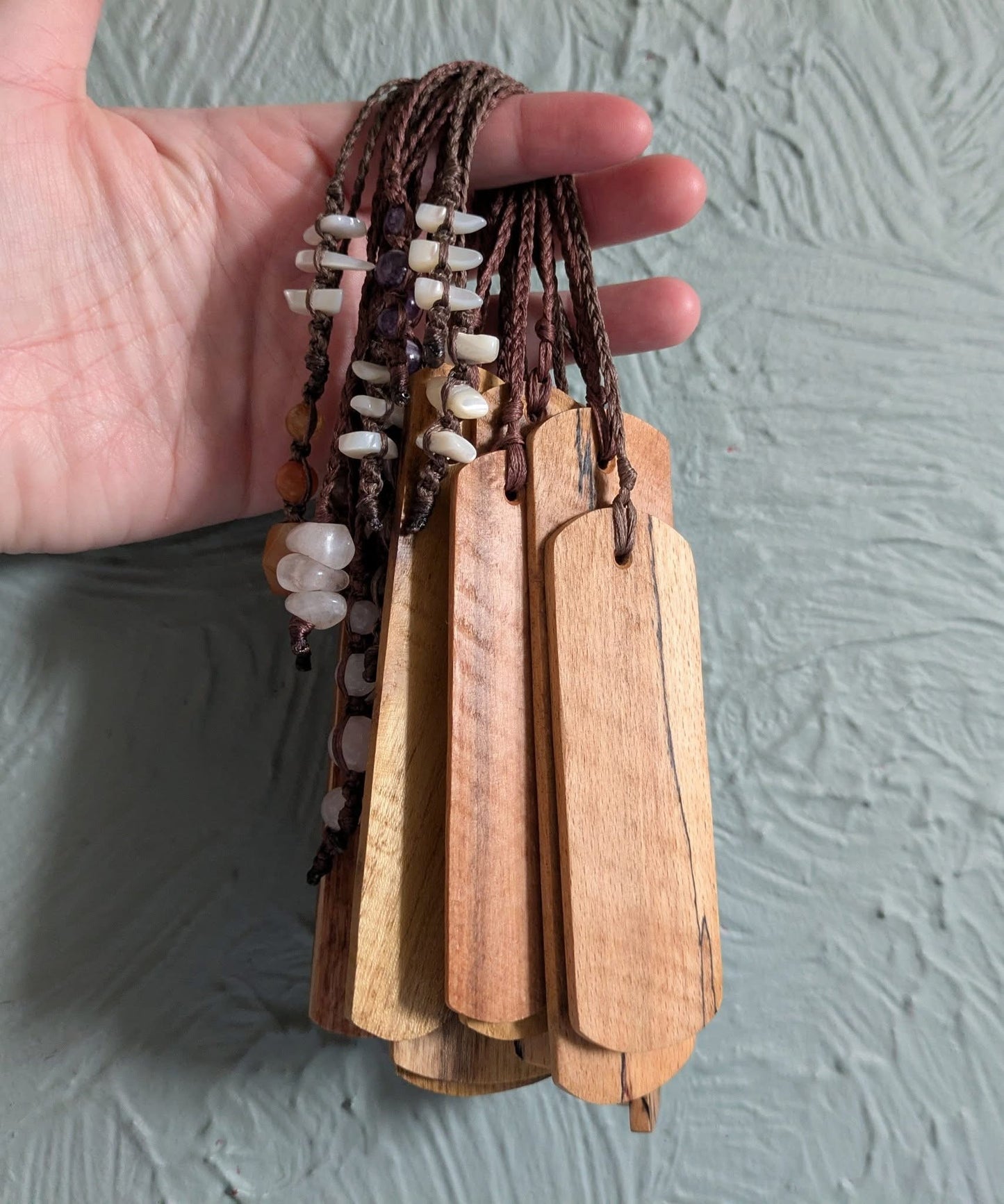 Laburnum wood bookmark.