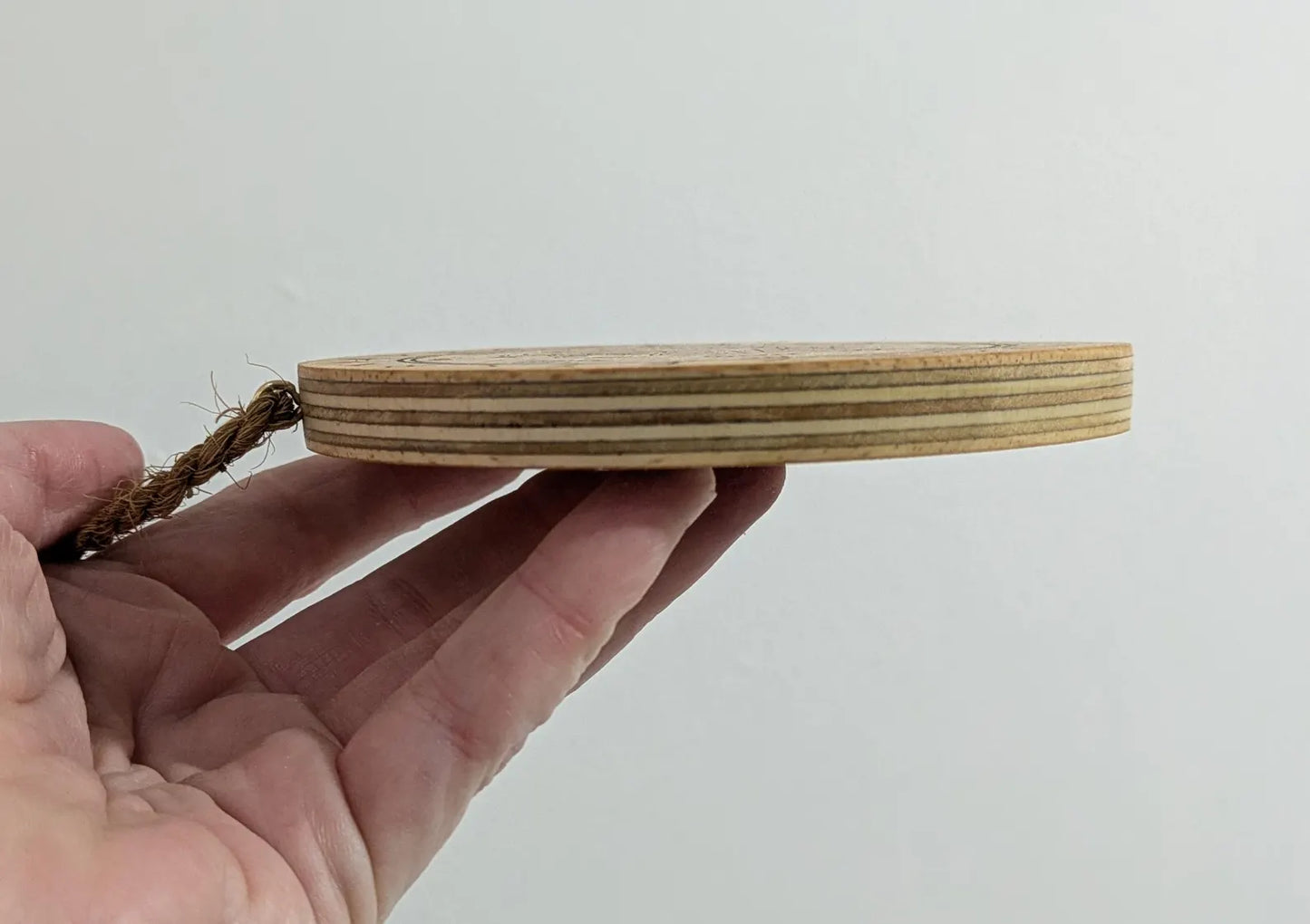 Recycled ply wood Norse viking dowsing and rune board.