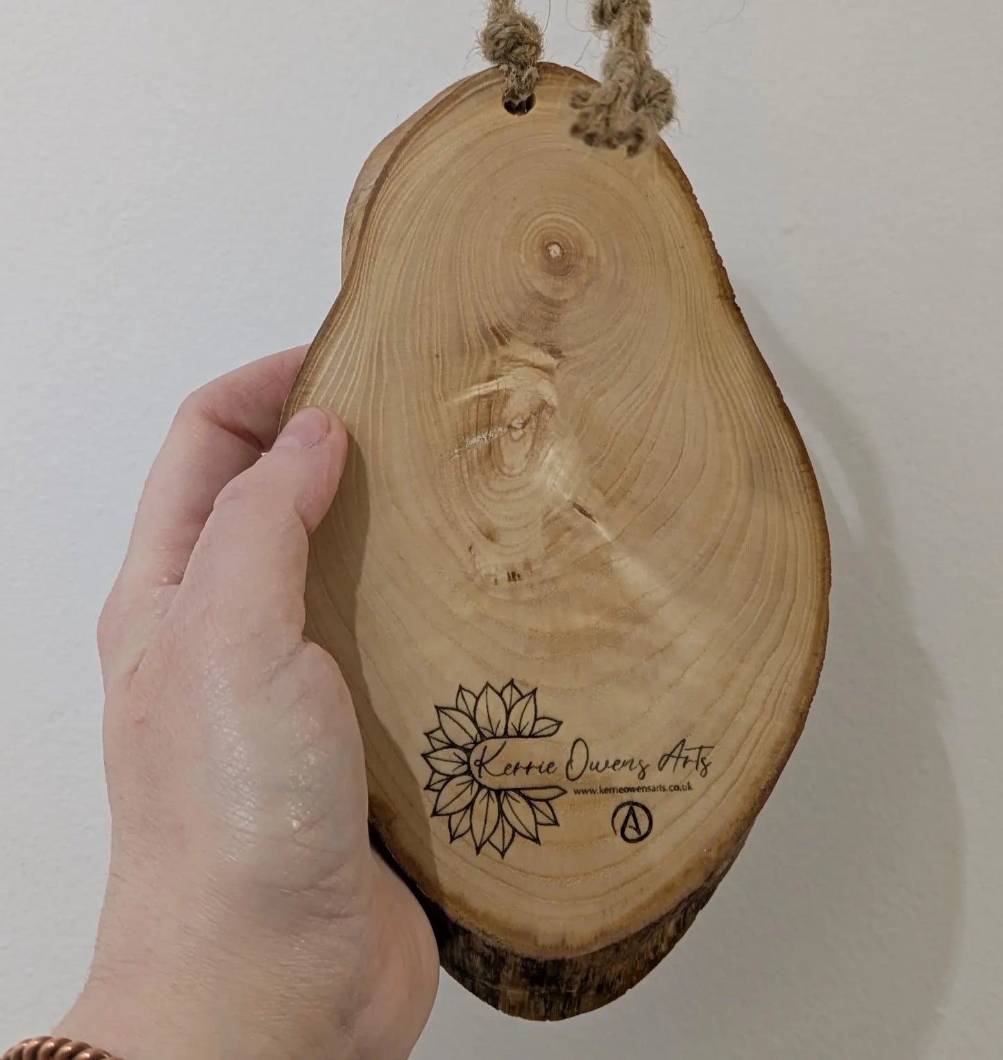 Ash Wood geometric pendulum board