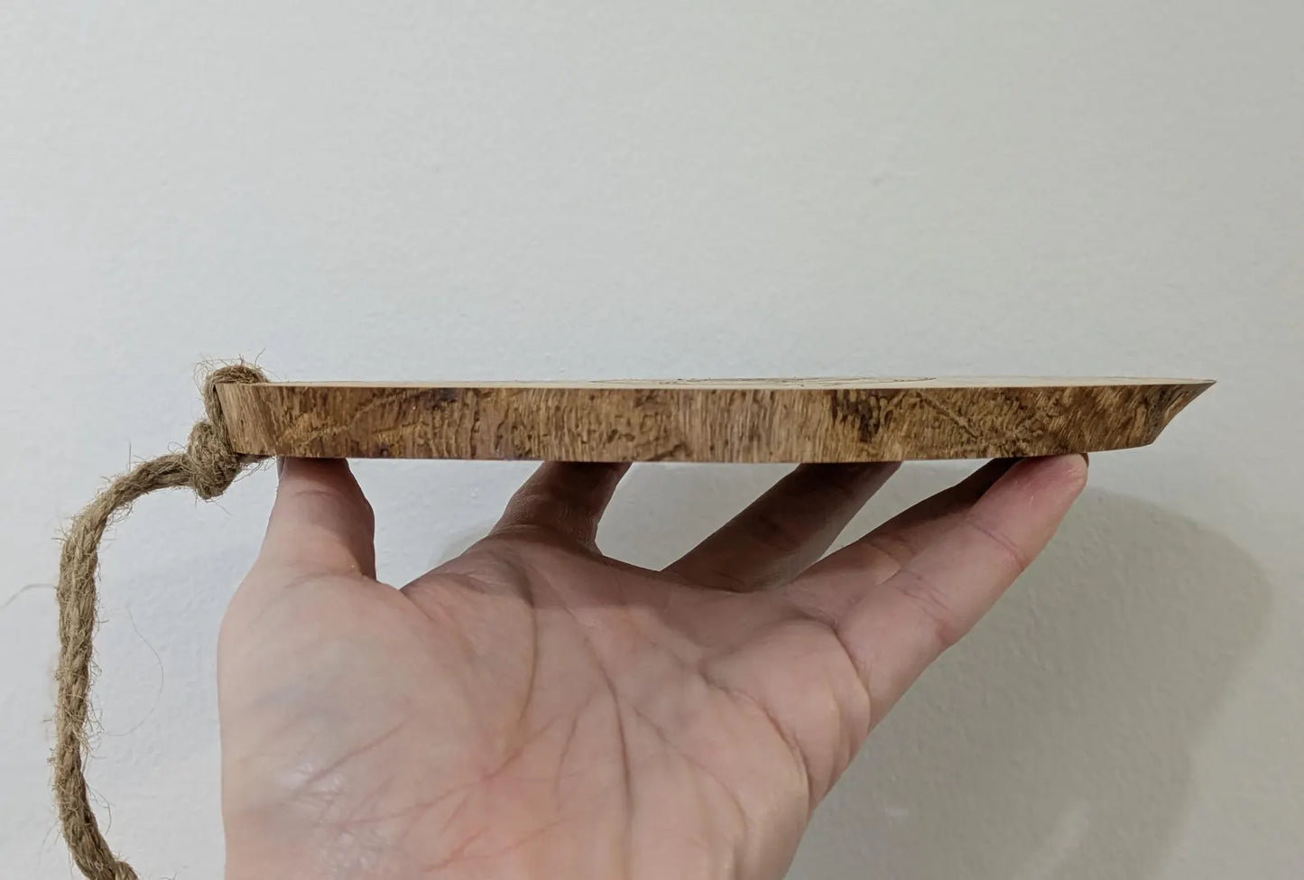 Ash Wood geometric pendulum board