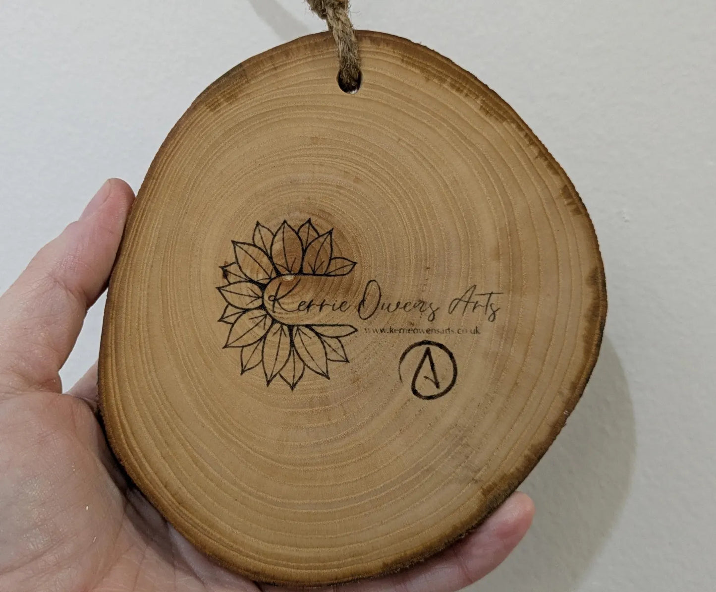 Ash wood hanging Norse pendulum and rune board.