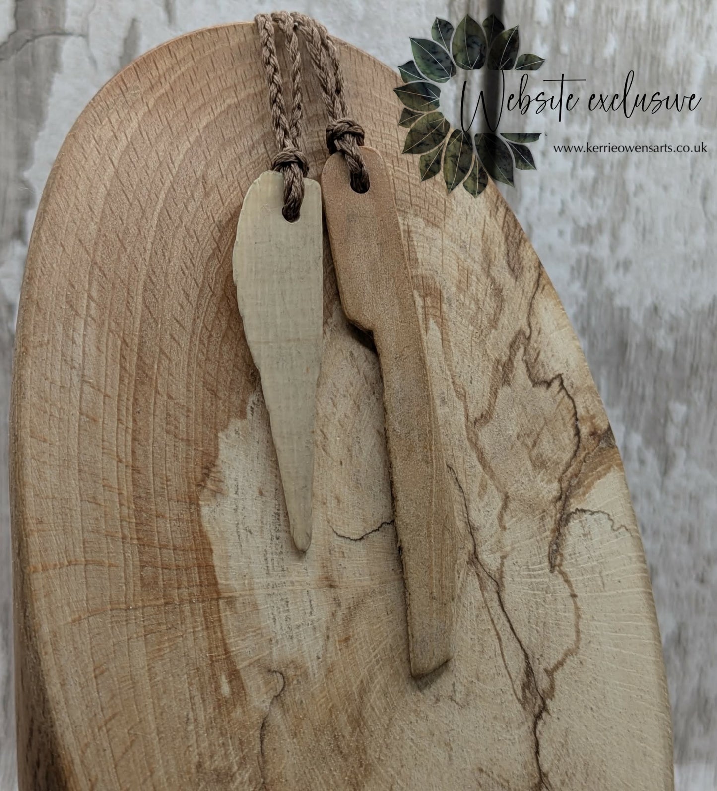 Russian mammoth ivory tusk pendant piece.
