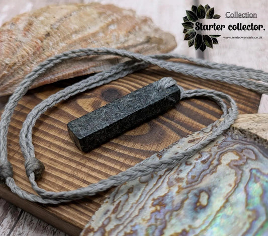 Made to order Preseli Bluestone Stonehenge Pendant with Live Edge - Sacred Stone Jewellery, Handcrafted simple Crystal Talisman.