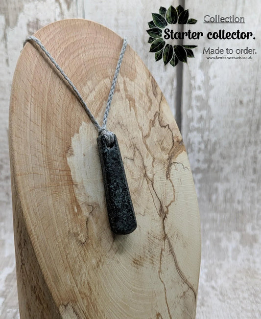 Made to order, Preseli Bluestone Stonehenge Pendant roimata teardrop- Sacred Stone Jewellery, Handcrafted Crystal Talisman