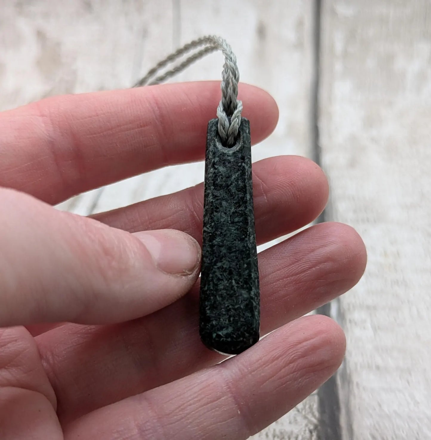 Made to order, Preseli Bluestone Stonehenge Pendant roimata teardrop- Sacred Stone Jewellery, Handcrafted Crystal Talisman