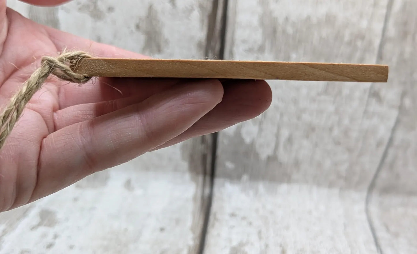 Pocket sized alder wood pendulum dowsing board.