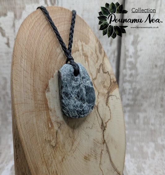 New Zealand pounamu Jade pendant - Raw + Polished, Handcrafted Aotearoa Necklace, Spiritual & Cultural Jewellery.