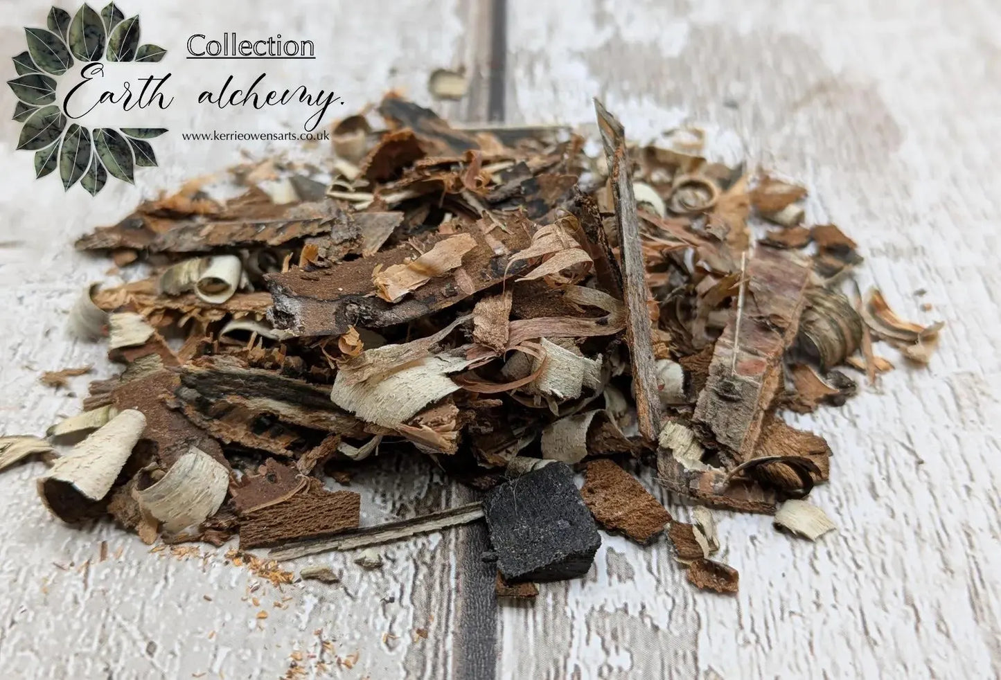 Birch bark pouch for spell or rituals or camp kindling.