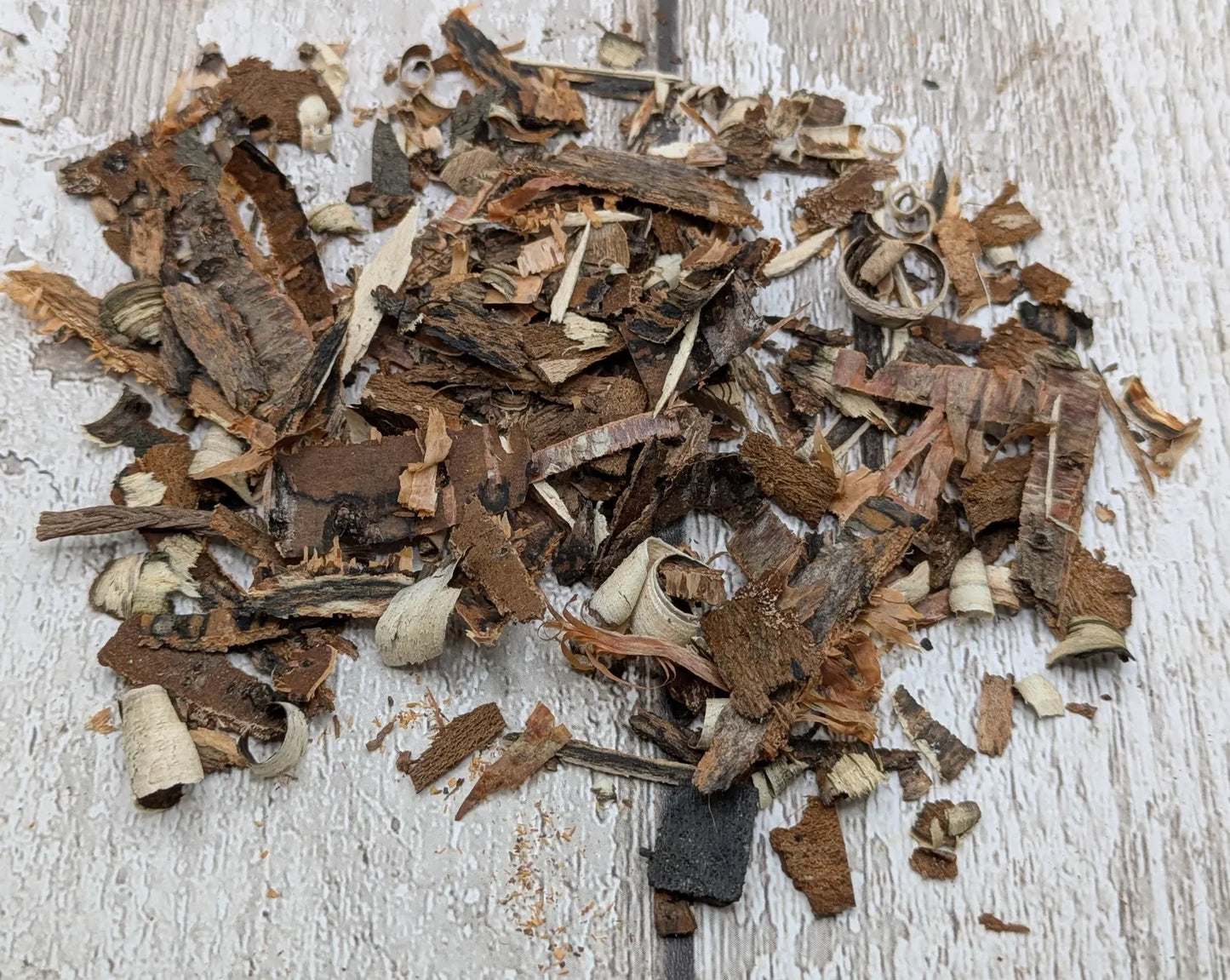 Birch bark pouch for spell or rituals or camp kindling.