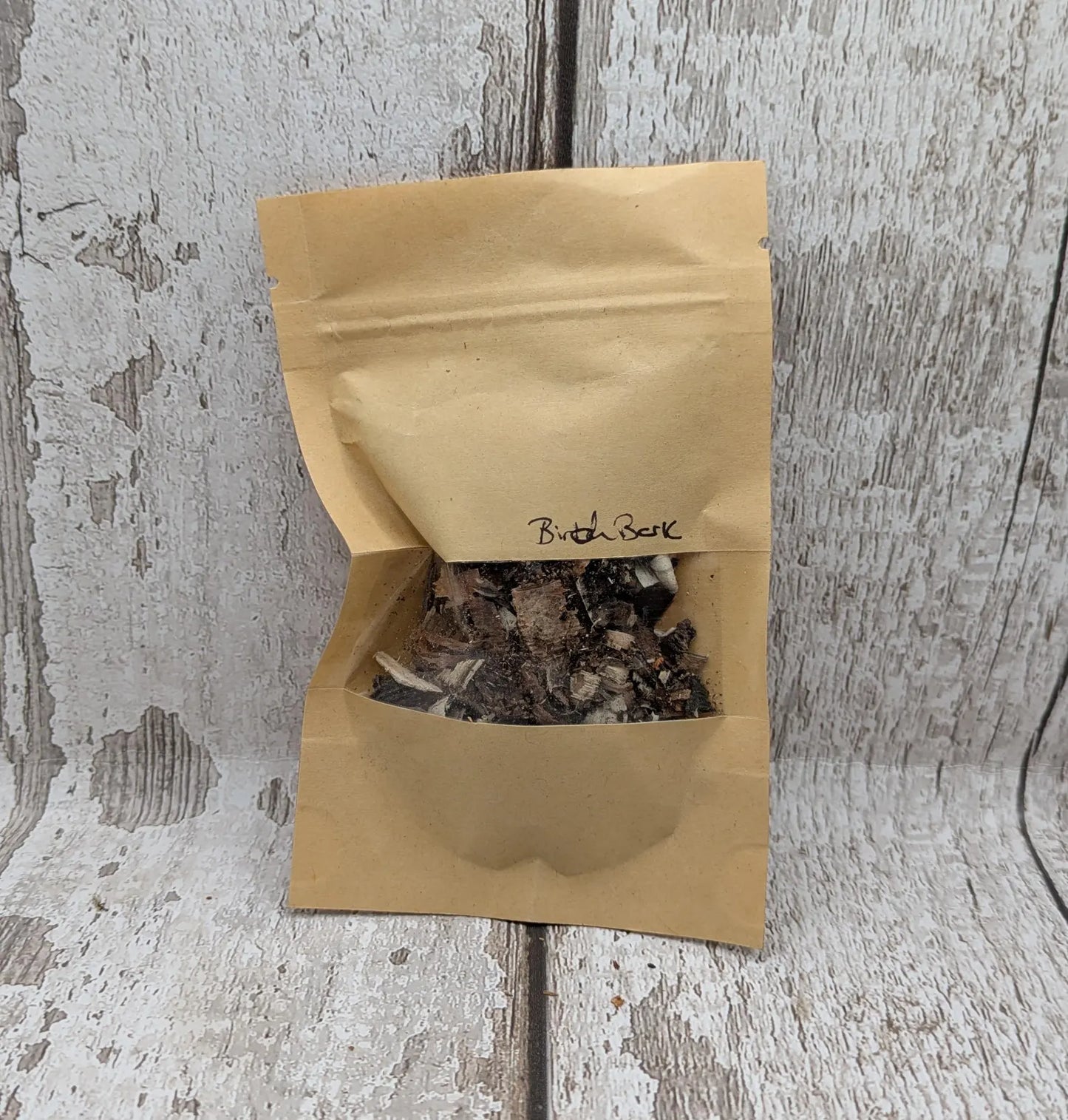 Birch bark pouch for spell or rituals or camp kindling.