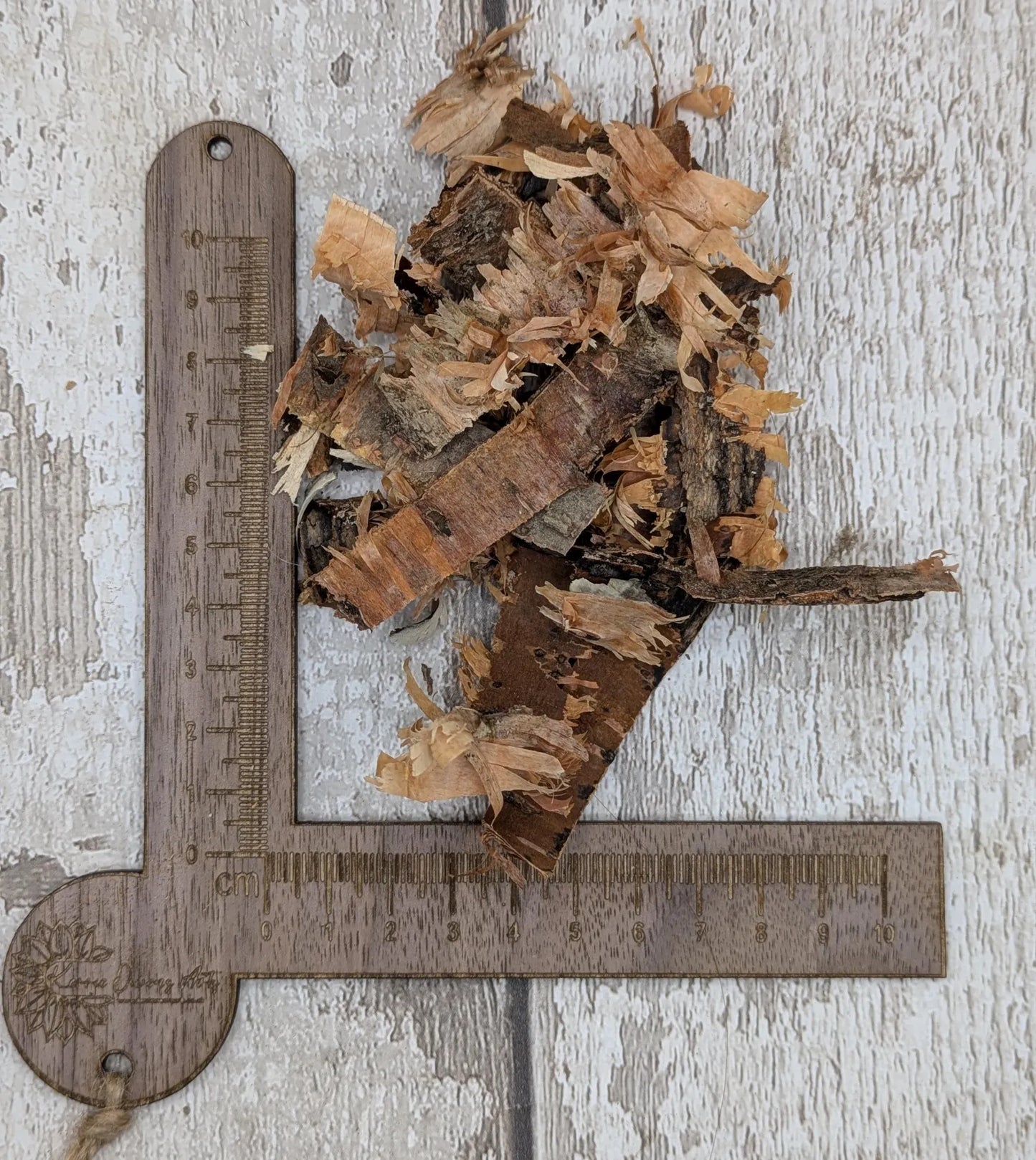 Birch bark pouch for spell or rituals or camp kindling.