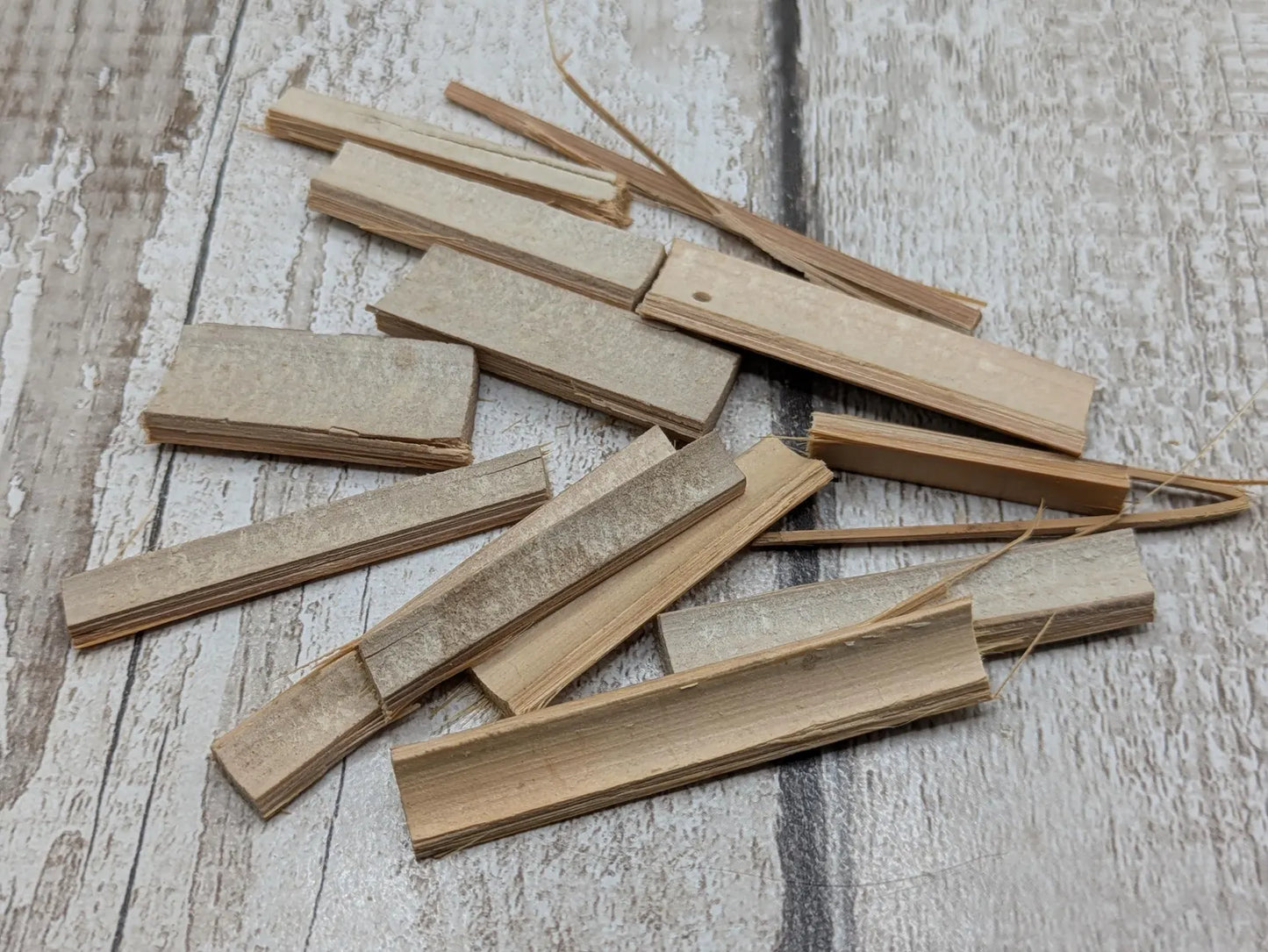 Bamboo Offcut Scraps for Ritual, Craft & Kindling – Reclaimed Sustainable Wood, Pouch or Pip Box Option.