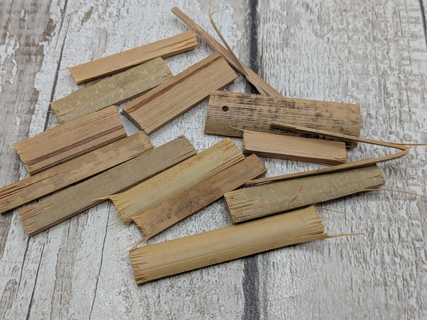 Bamboo Offcut Scraps for Ritual, Craft & Kindling – Reclaimed Sustainable Wood, Pouch or Pip Box Option.