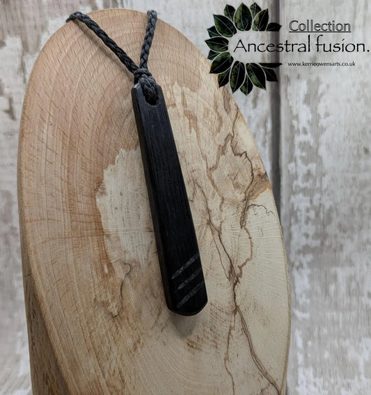 fenland bog oak with NZ aotea inlay
