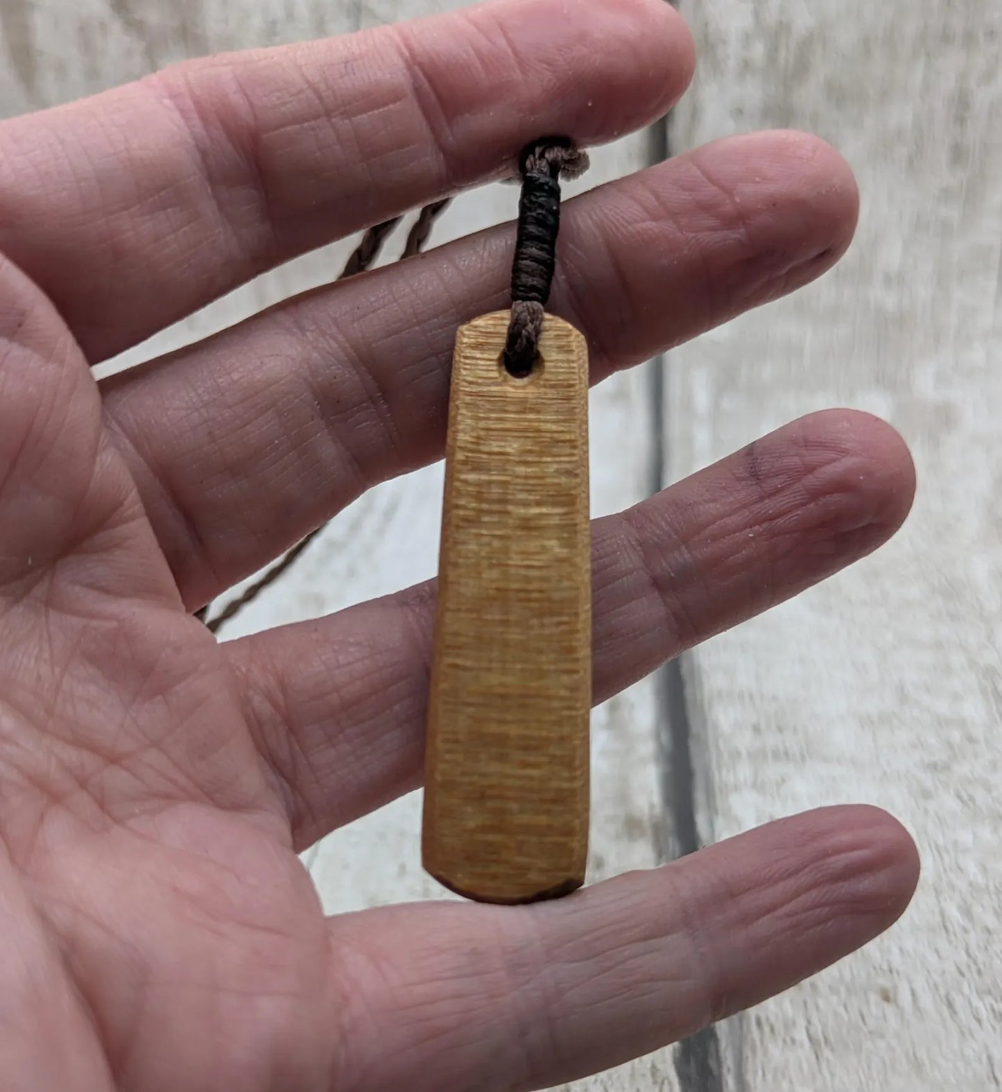 New Zealand swamp kauri with Rainbow Pāua shell.