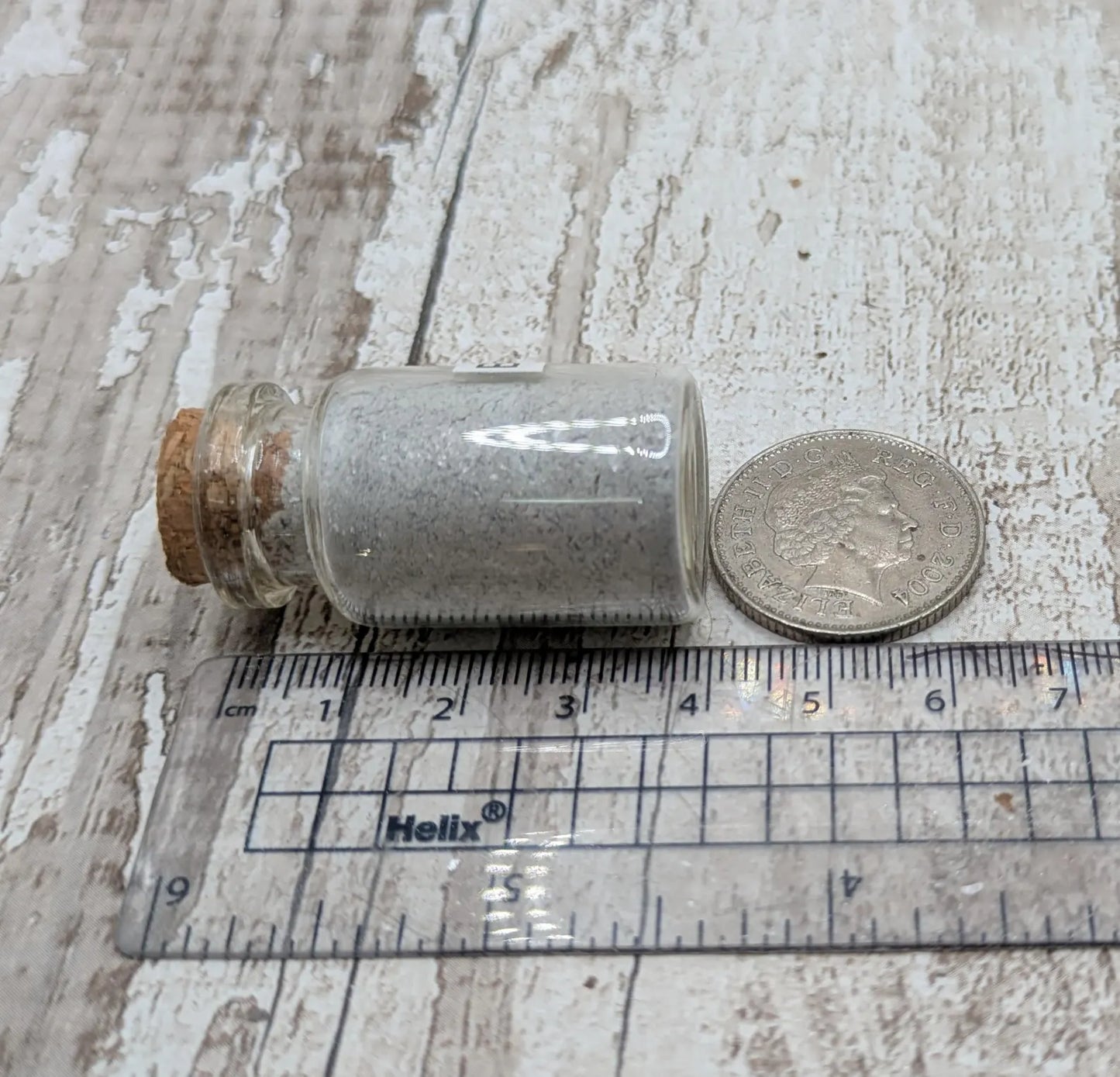 Unrefined powdered blue kyanite paint pigment