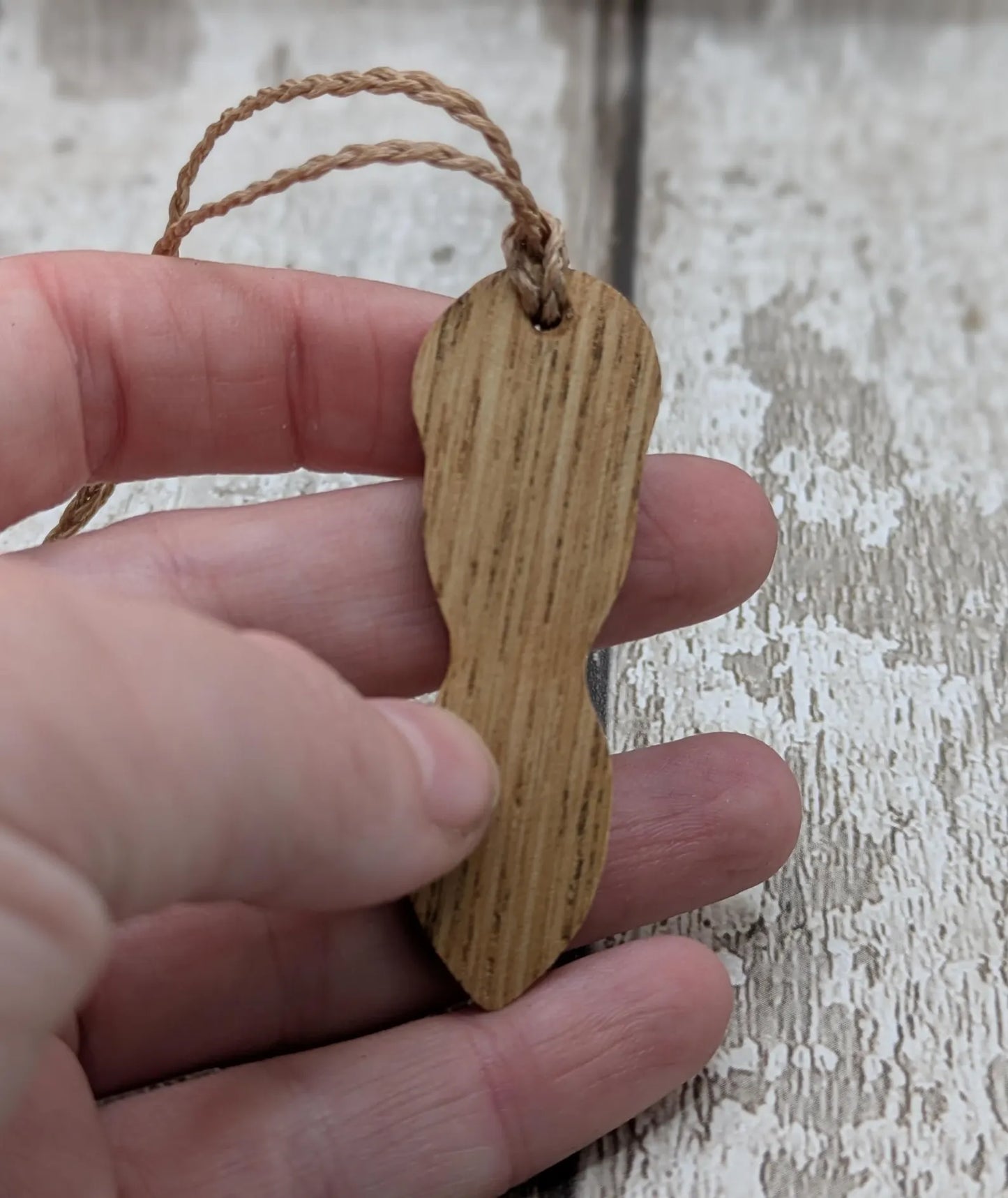 Sweet chestnut tattooed goddess laser printed pendant