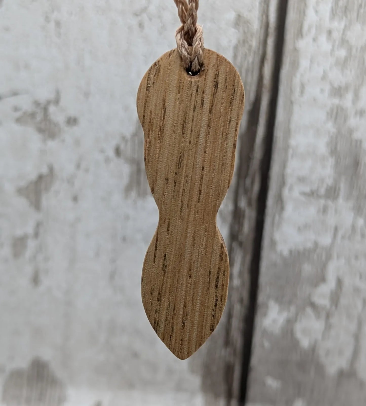 Sweet chestnut tattooed goddess laser printed pendant