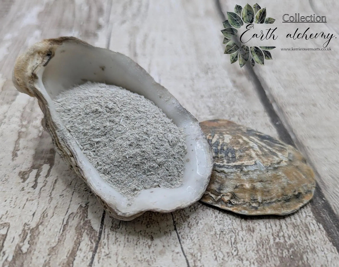 Fine Ground Native Oyster Shell Powder – Unrefined Coastal Pigment for Art, Ritual & Inlay – 10ml Vial