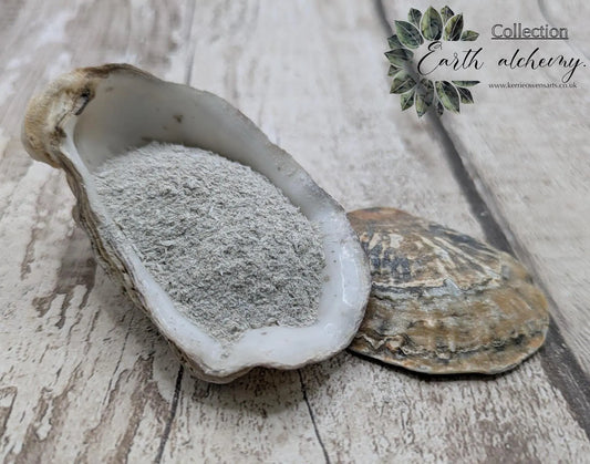 Fine Ground Native Oyster Shell Powder – Unrefined Coastal Pigment for Art, Ritual & Inlay – 10ml Vial
