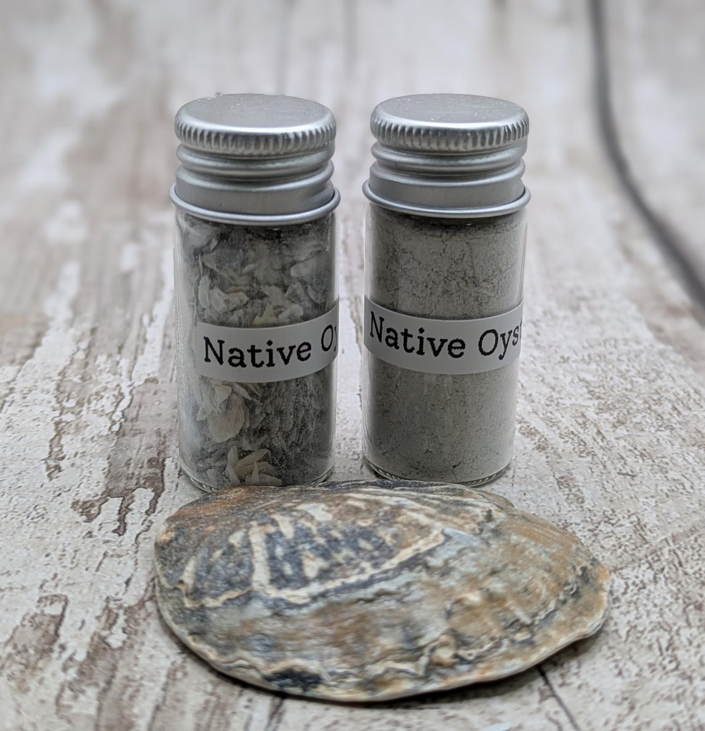 Fine Ground Native Oyster Shell Powder – Unrefined Coastal Pigment for Art, Ritual & Inlay – 10ml Vial