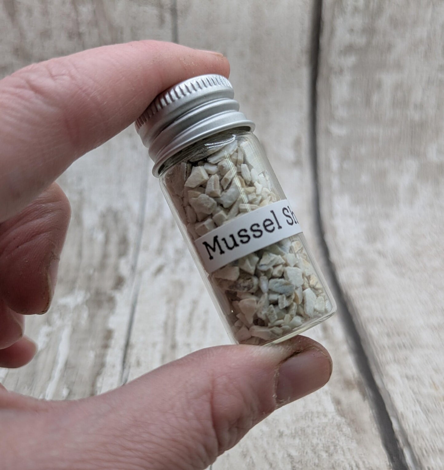 Coarse Ground White Mussel Shell Powder – Natural Pearlescent Pigment for Art, Resin & Inlay.