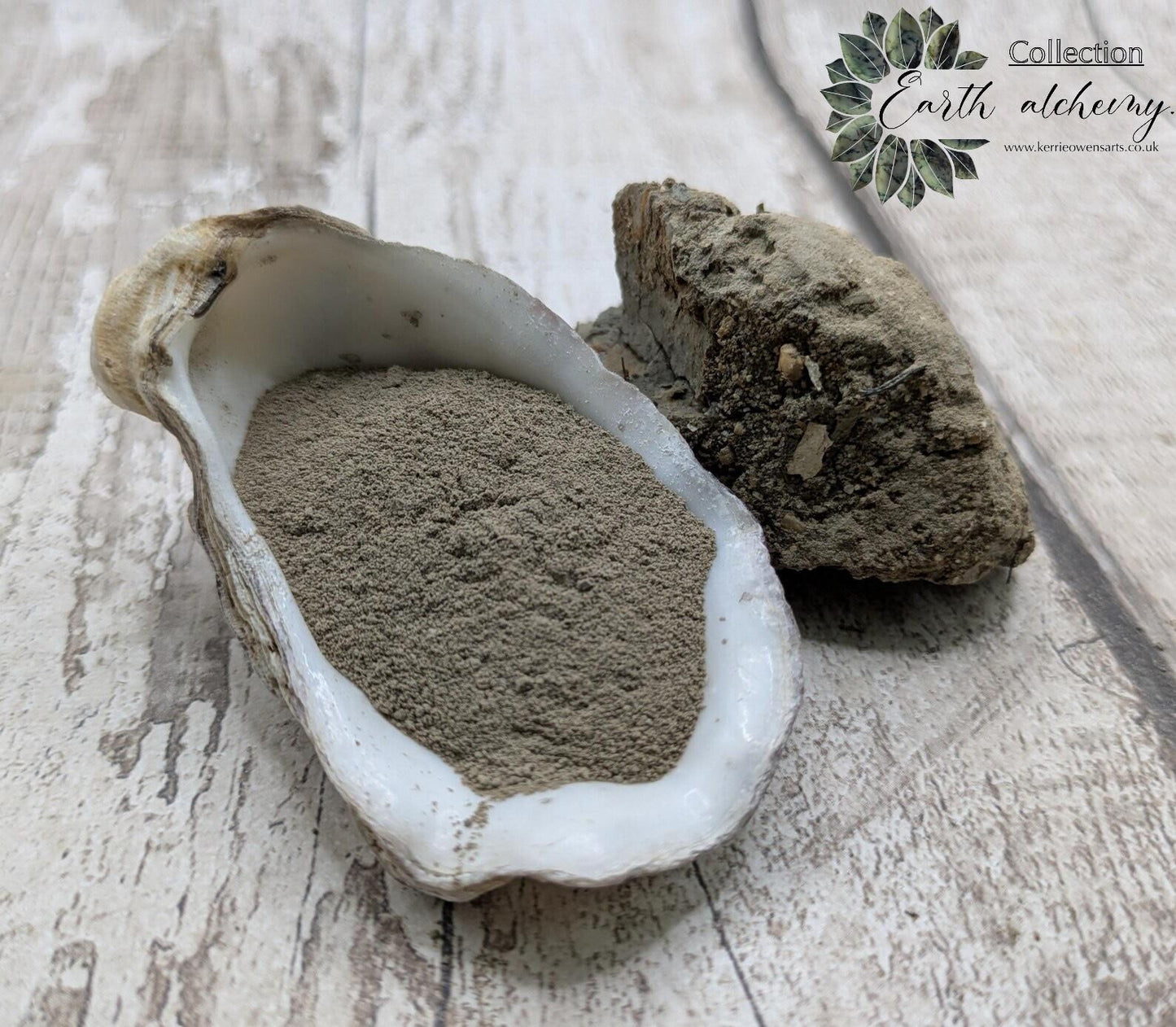 Fine Ground British Clay Powder – Sun & Air Dried Thames Estuary Earth Pigment for Art and Ritual.