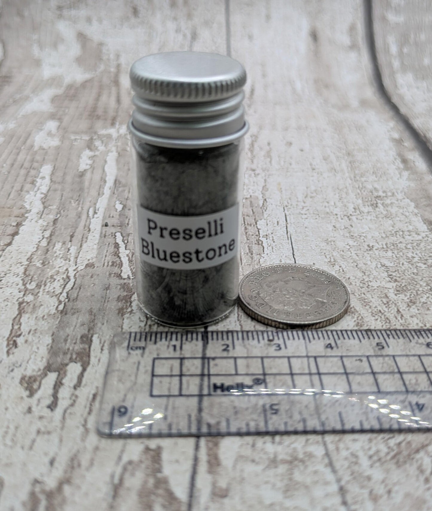Preselli Bluestone Stonehenge stone chips for spellwork or inlay.