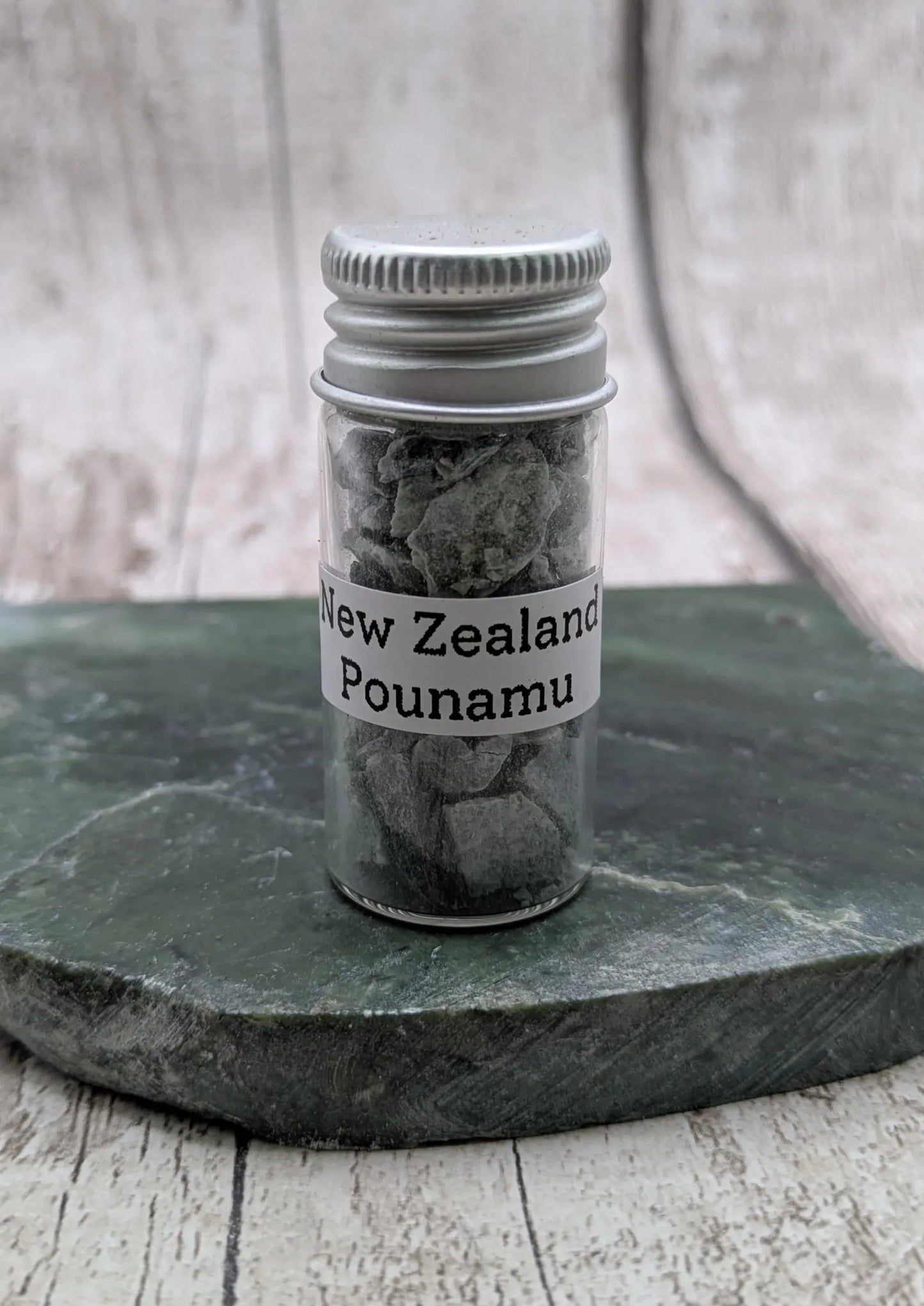Mixed New Zealand pounamu chips for spell work and inlay.