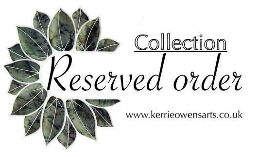 Reserved order for Carol for 3 x £18 Pounamu pendants.