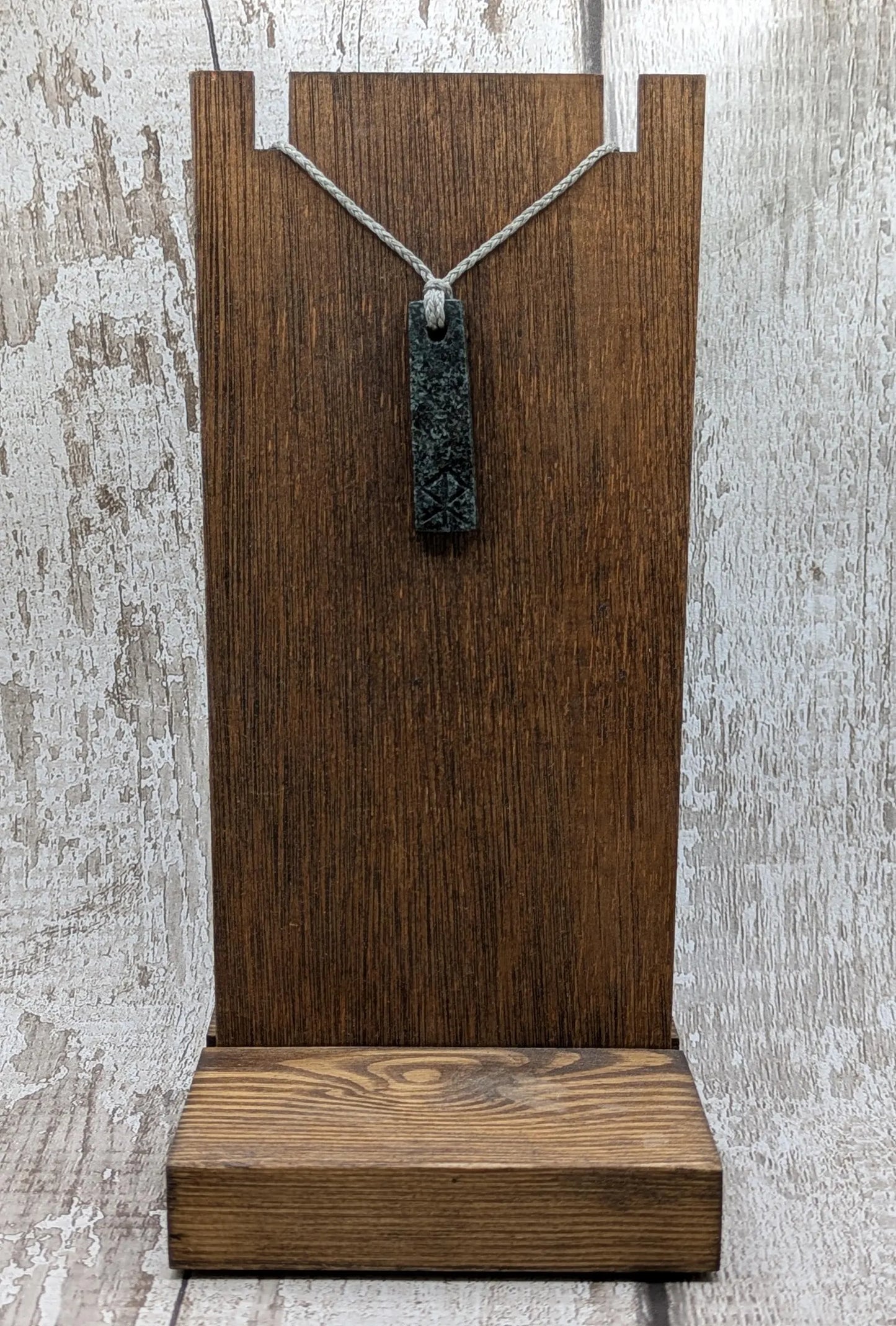 Preseli Bluestone Rune Pendant, Custom Elder Futhark or Bind Rune, Sacred Stone of Stonehenge, Hand-Carved Magical Talisman.