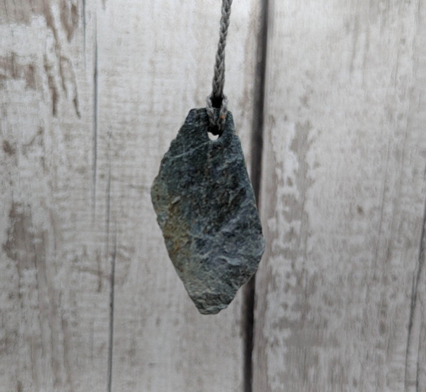 Raw New Zealand Pounamu Jade Offcut – Polished Greenstone Touchstone | Sacred Māori Stone for Craft or Ritual.