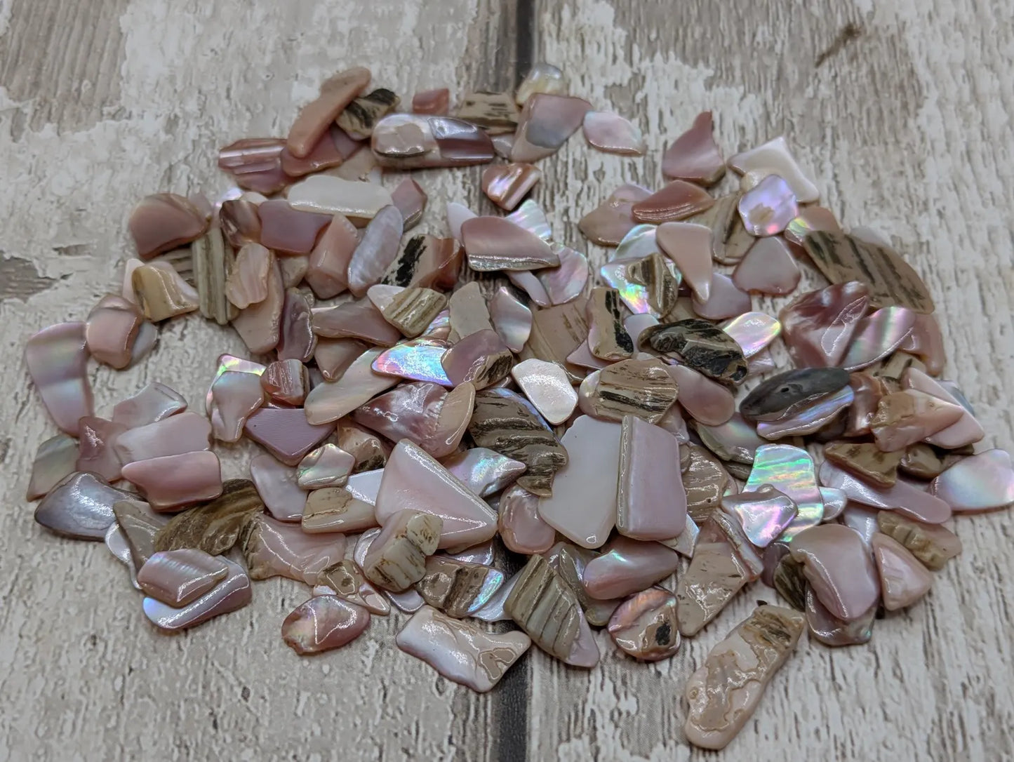 One pouch new Zealand pink fresh water mussel chips.