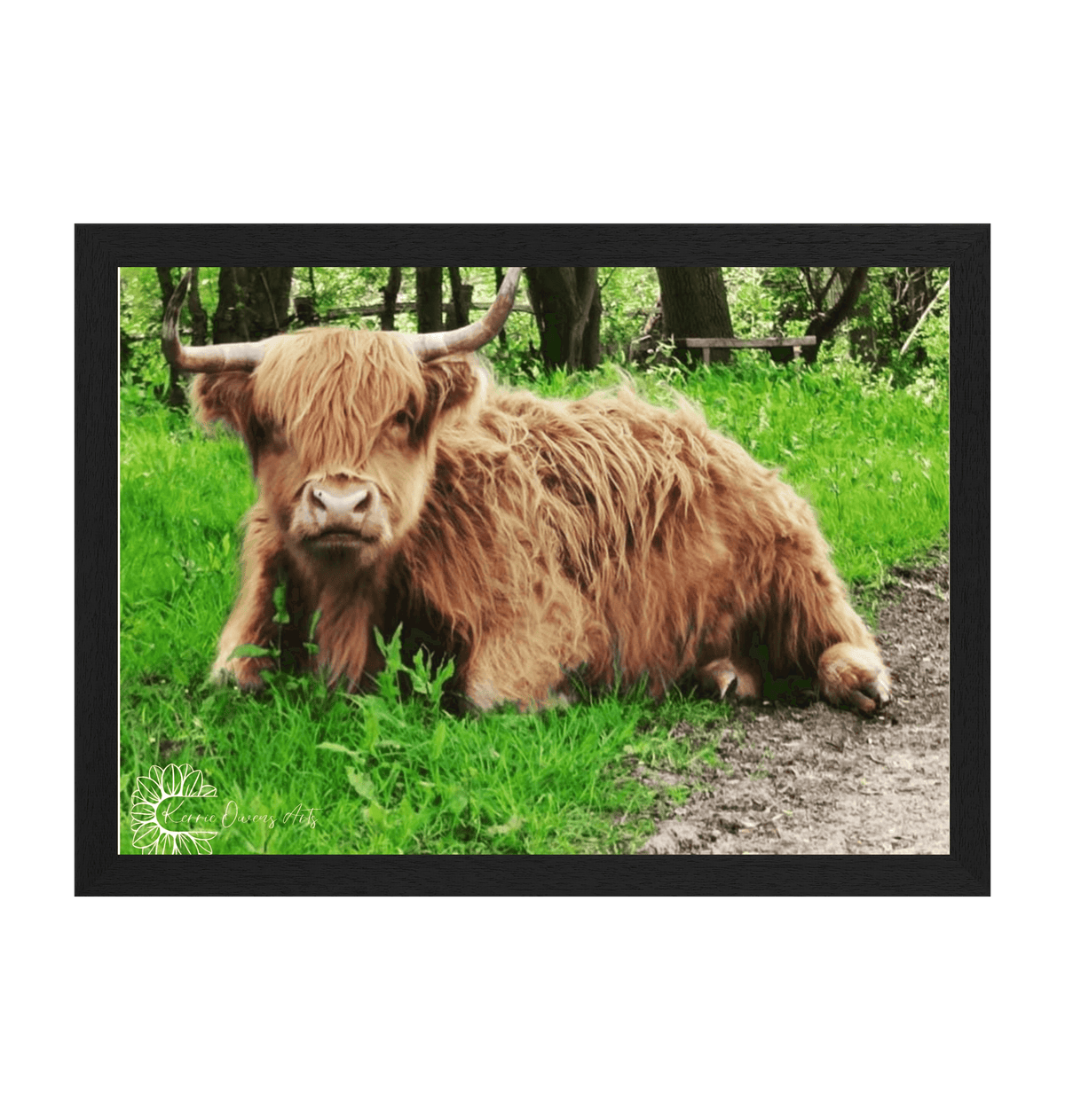 Black Frame Framed art print Front